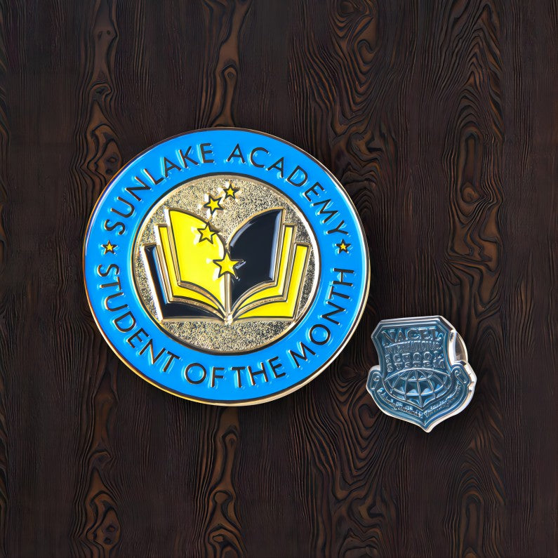 distintivo della scuola del ricordo della spilla del risvolto dello smalto  morbido personalizzato NESSUN MOQ – yearpins