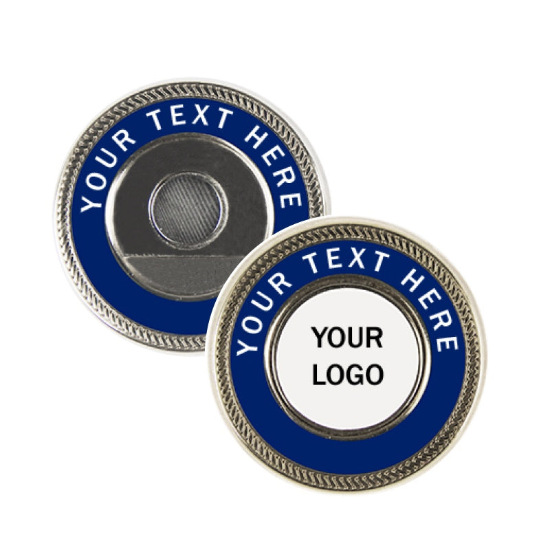silver custom golf ball markers coins
