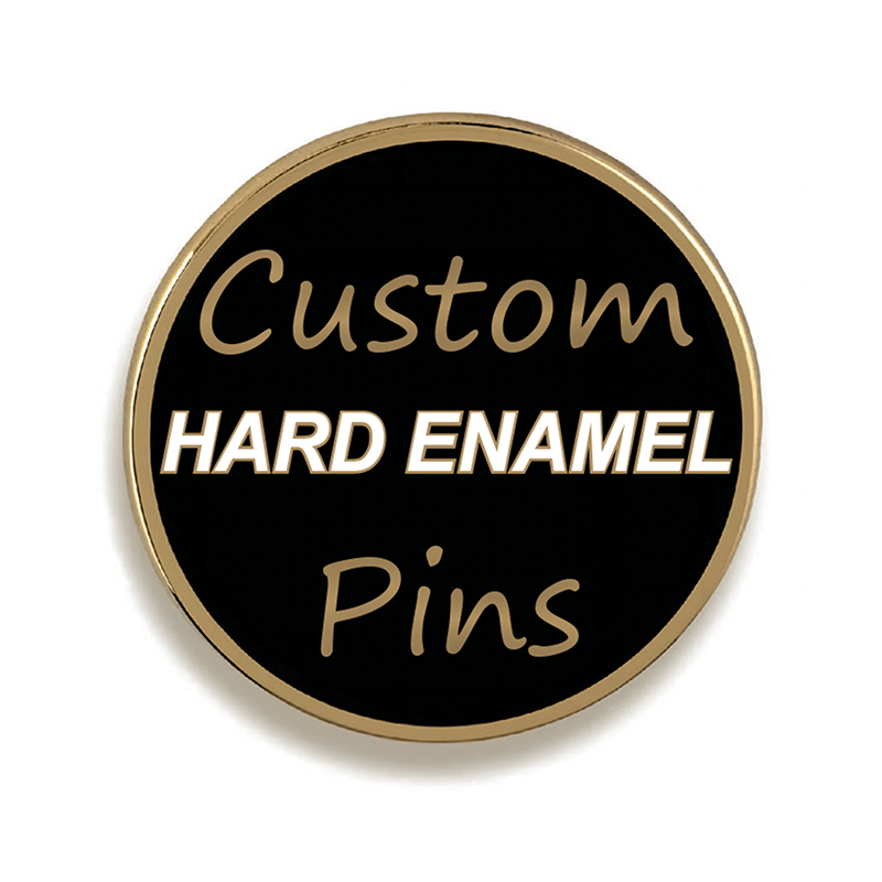 custom gold hard enamel lapel pins