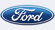 Ford Logo Featuring Iconic Blue Oval with White Spencerian Script on Clean White Background for Brand Recognition and Corporate Partnership Display