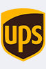 UPS Corporate Logo Featuring Signature Gold and Brown Shield with Bold UPS Text on White Background for Professional Partnership Recognition