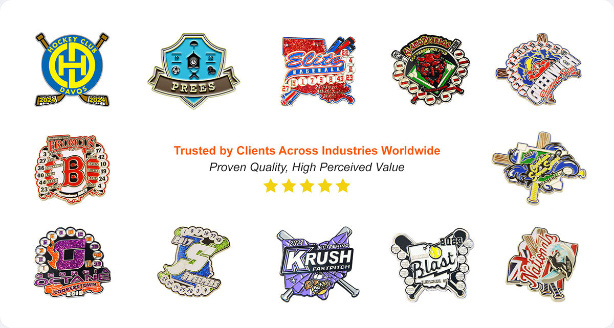 Collection of Custom Trading Pins