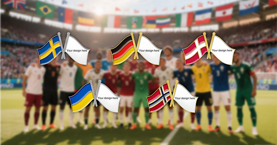 Friendship Flag Pins for FIFA