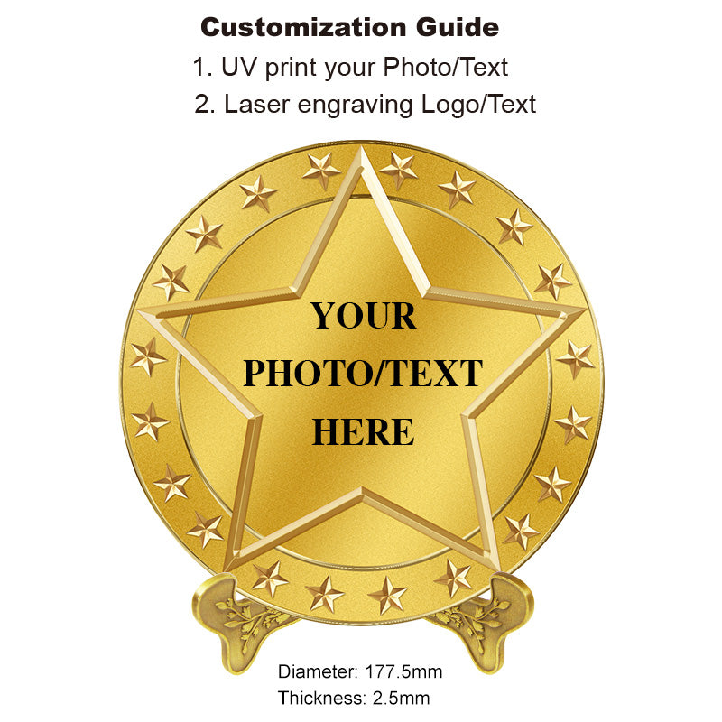 Gold Salver – Pentagram Param