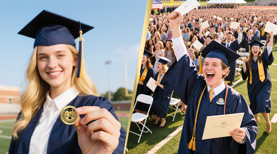 Graduation pins