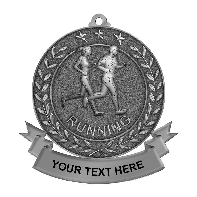 running medallions - silver
