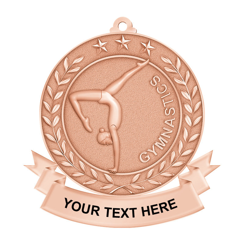 3D Gymnastics Medals - Bronze