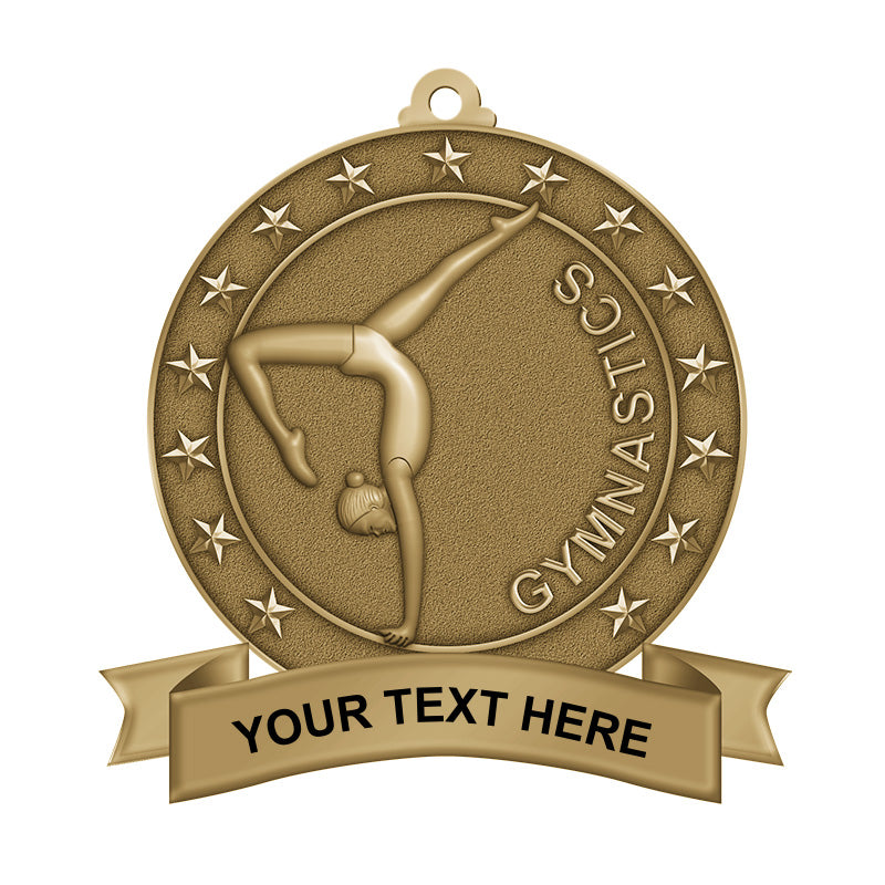 men's gymnastics medals - gold