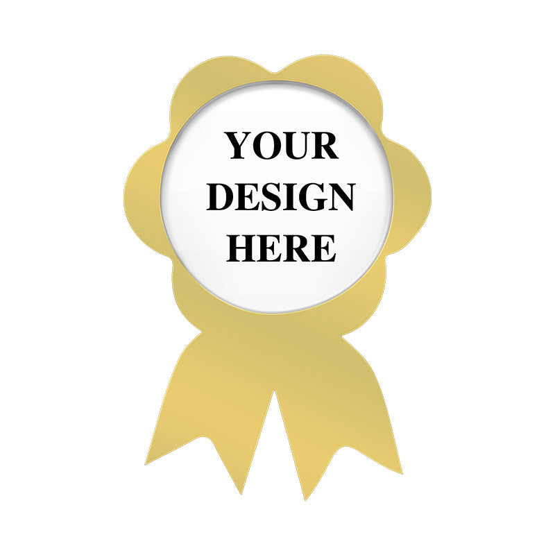 Gold Award Pins with Custom Center Design