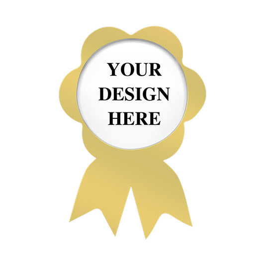 Gold Award Pins with Custom Center Design