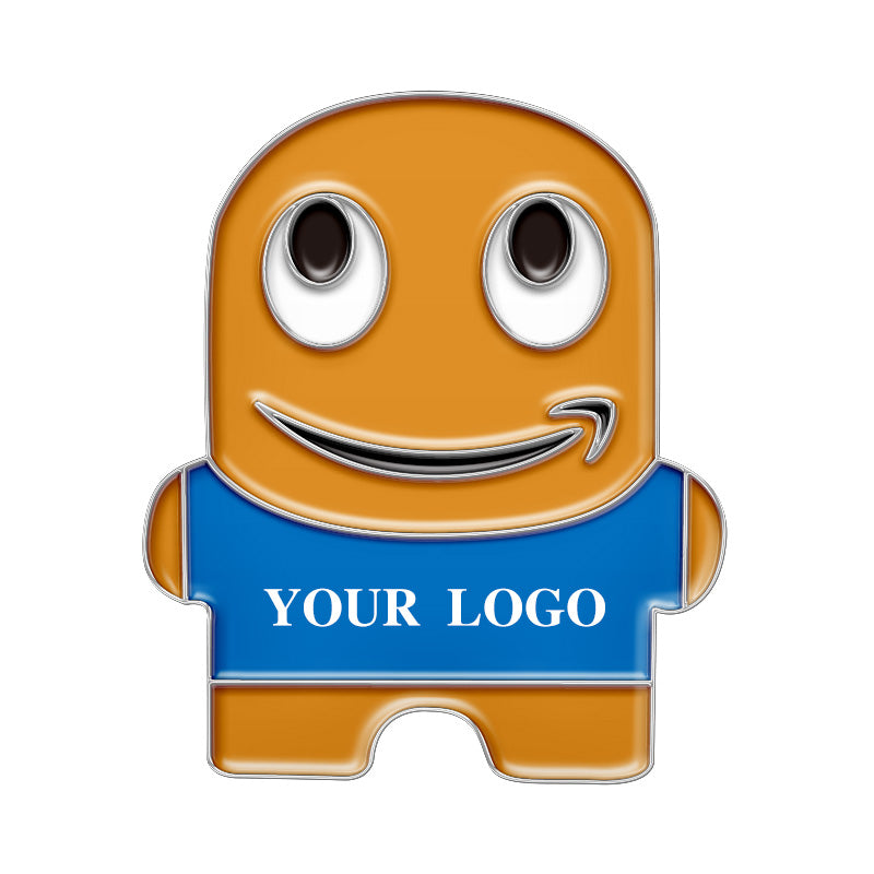 Blue Enamel Vest Peccy Pins with Custom Logo