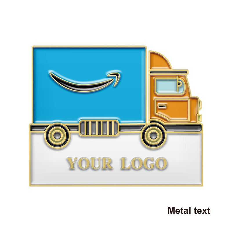 Peccy Pins with Amazon Truck and Metal text