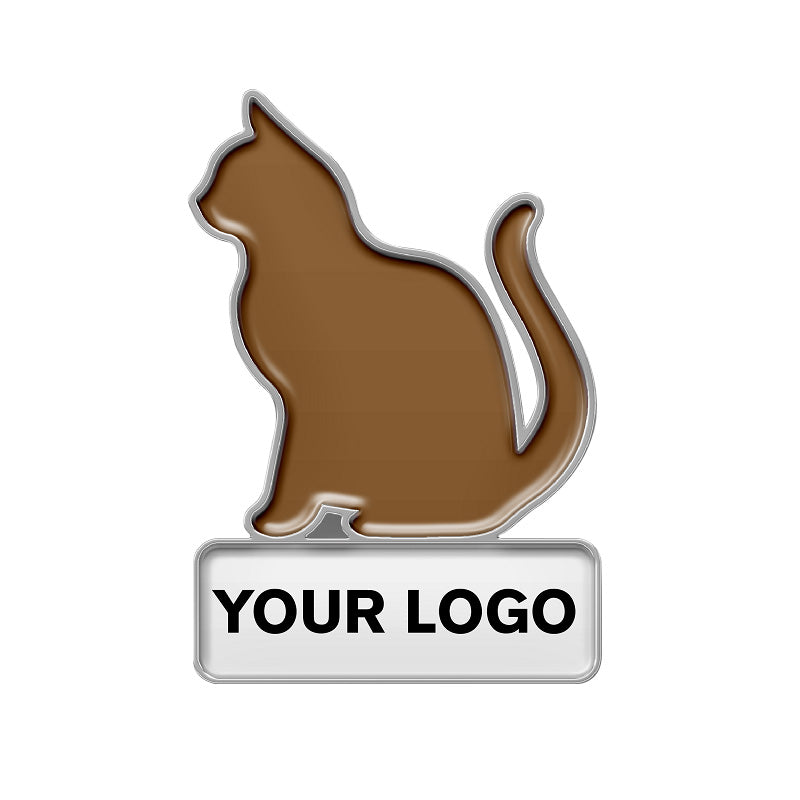 Cat Pet Pin with Custom Logo