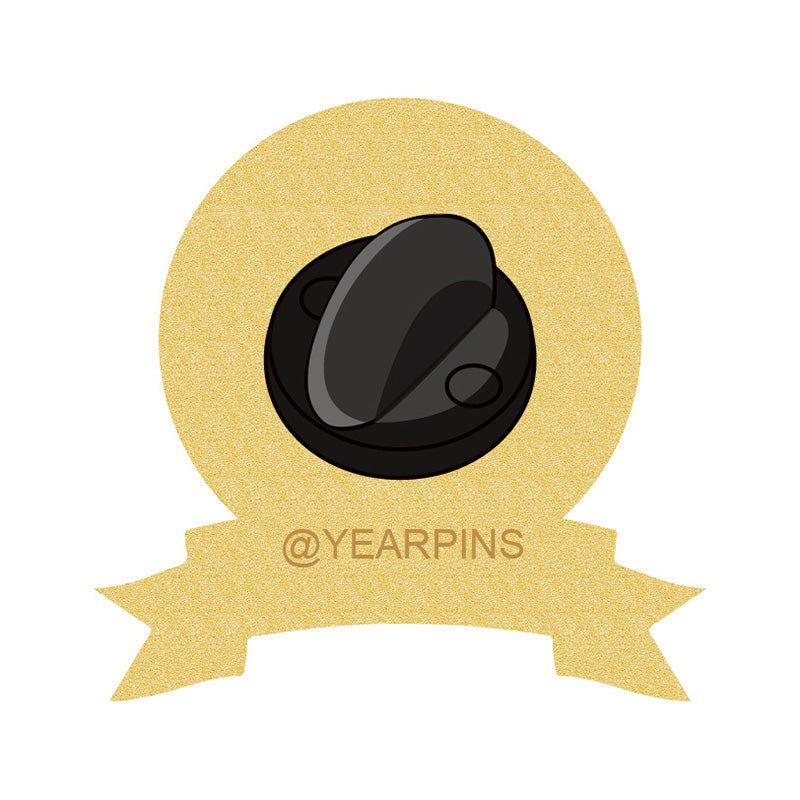 Back side of Years of Service Pin