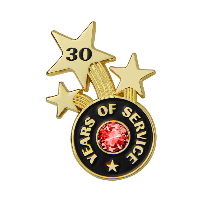Years of Service Pins with Custom Years