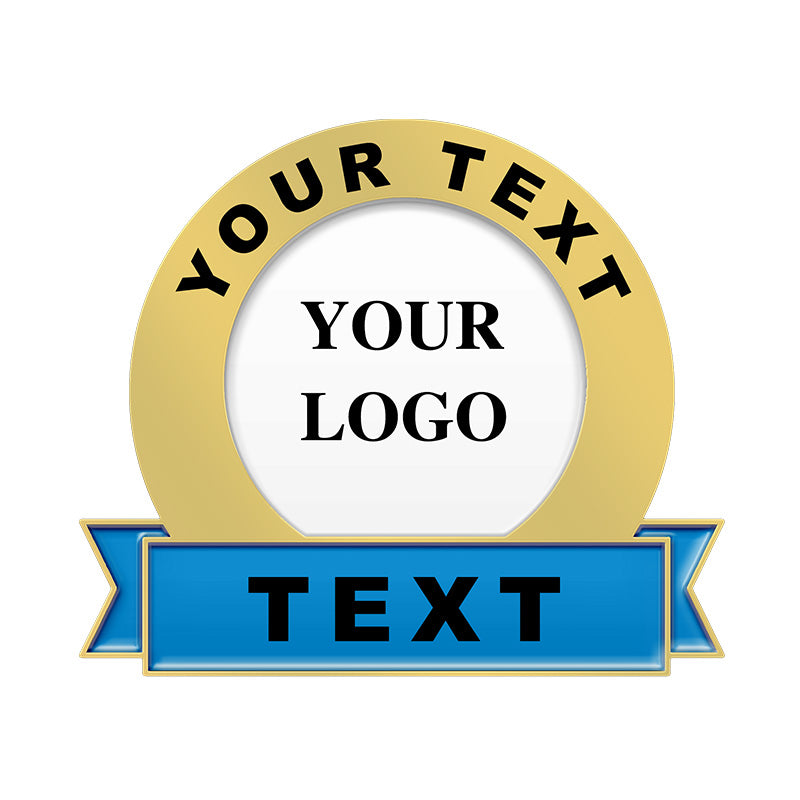 Years of Service Pins with Custom Logo & Text