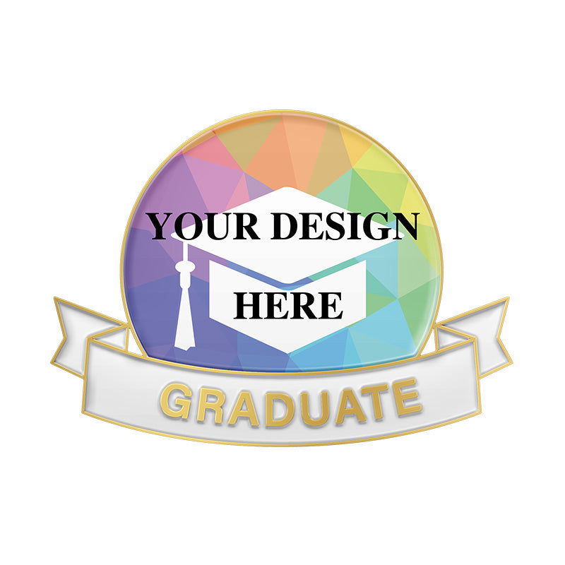 Graduation Lapel Pins Gold Plating