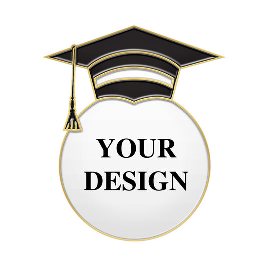 Graduation Cap Pin Plating Gold