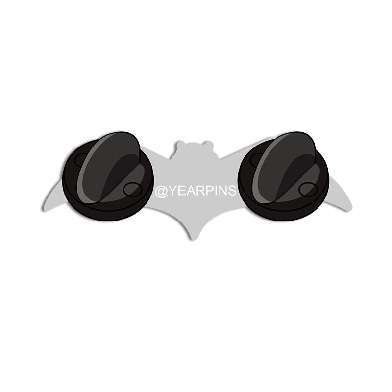 Bat Pins with Custom Logo