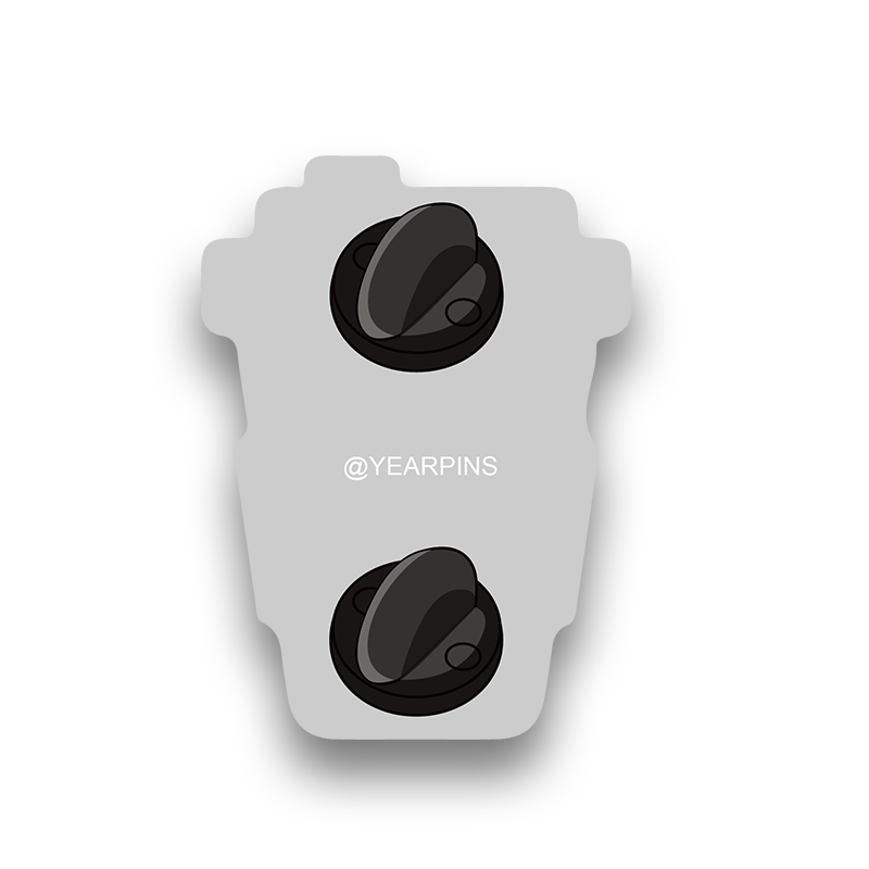 Coffee Pins with Custom Logo - Takeaway Cup