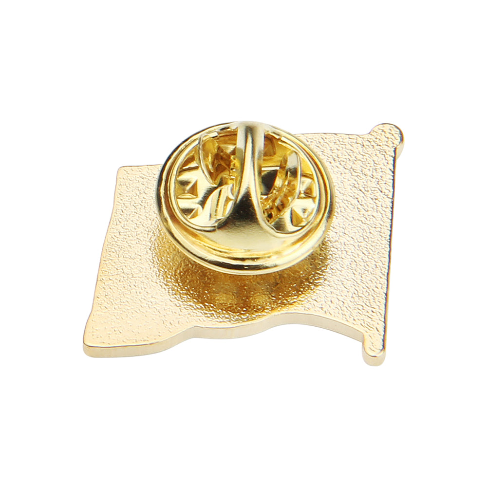 American flag pin back side