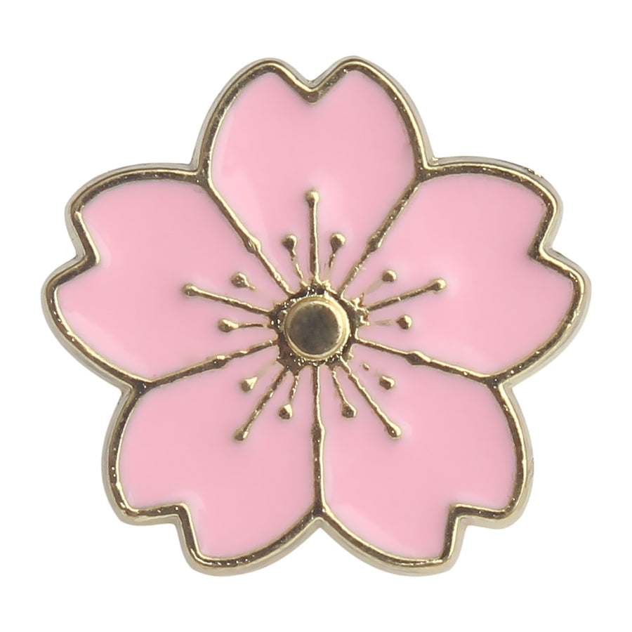 Pink cherry blossom pins