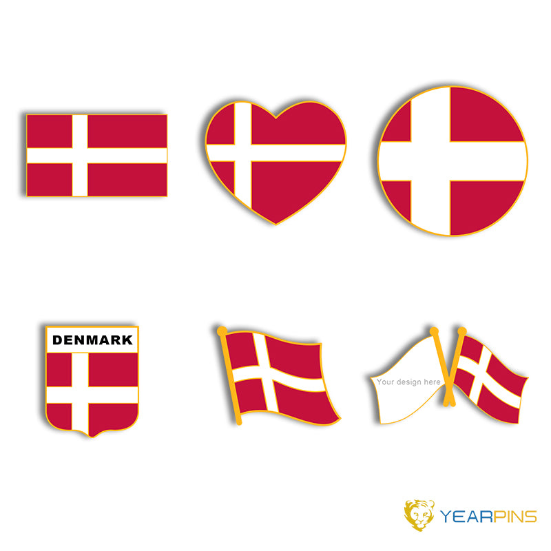 Denmark Flag Pin