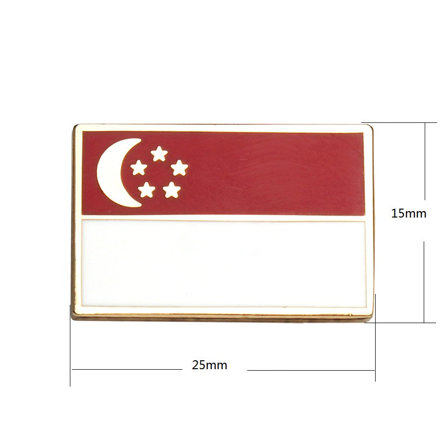 Singapore Flag Pin