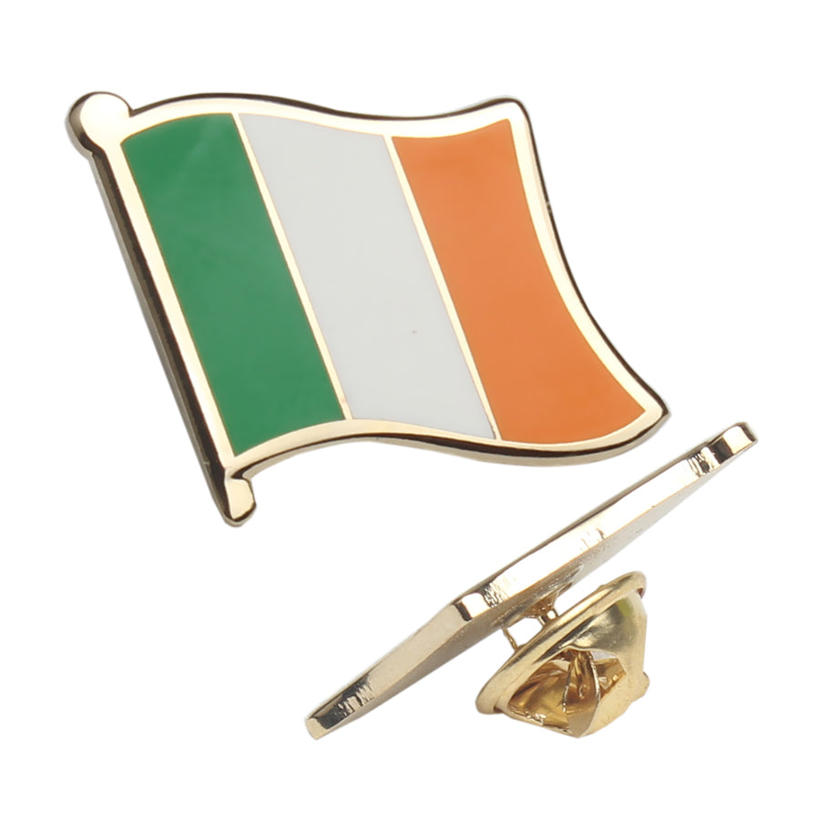 Irish Flag Pin-waving flag double side