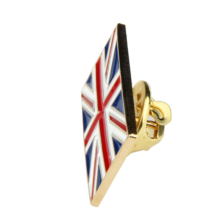 UK Flag Pin Rectangle Shape 03