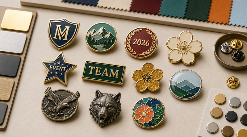 Custom Pin Materials and Finishes
