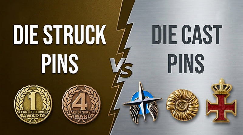 Die Struck vs Die Cast Pins: What Is the Difference?