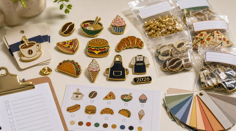 How to Order Custom Food Pins in Bulk