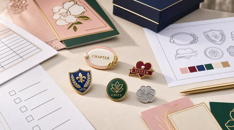 Sorority Pins Design and Ordering Guide