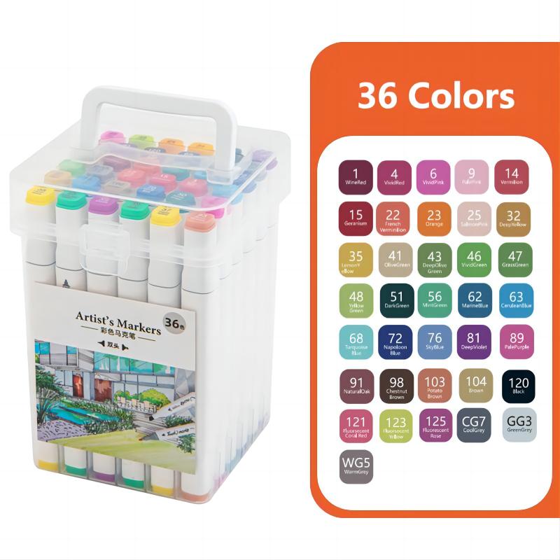 Custom Oil-based double-ended marker pen painting set with your logo