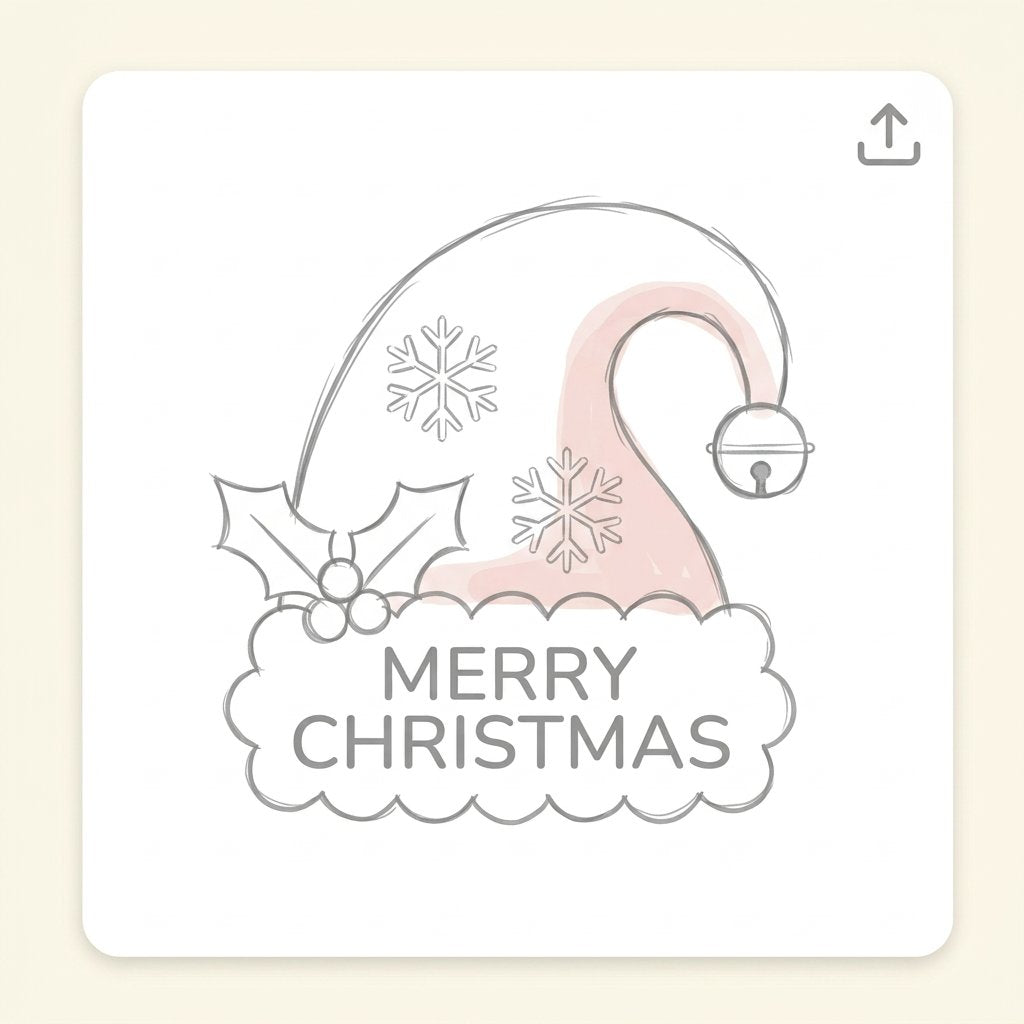 Holiday pin artwork and sketches prepared for a custom design