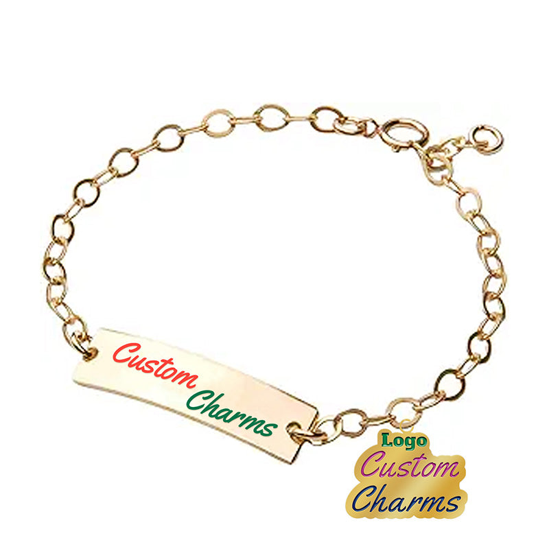 Custom Charms for Bracelets, custom logo