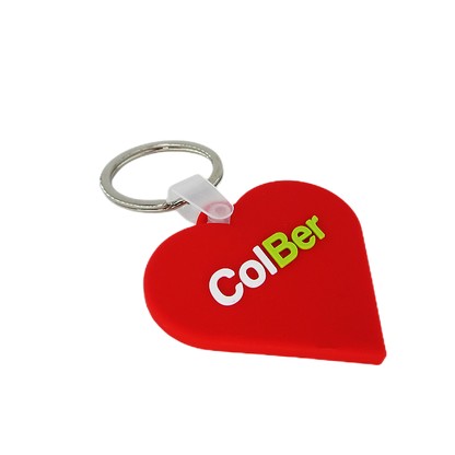silicone rubber keychain