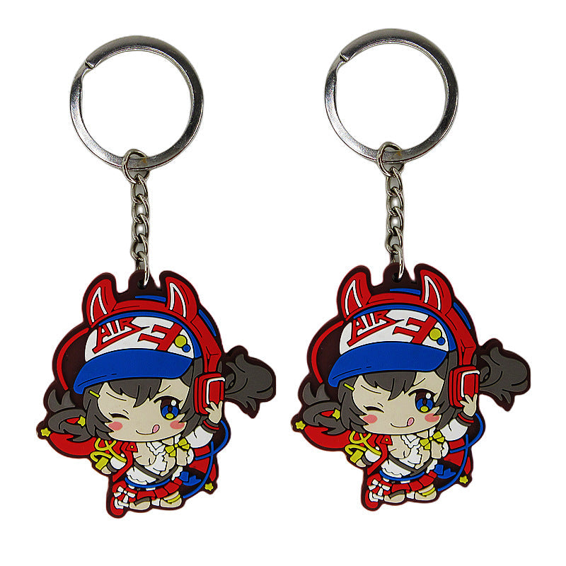 personalized rubber keychains