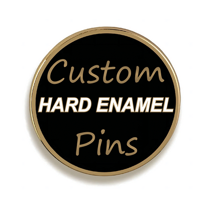 custom gold hard enamel lapel pins