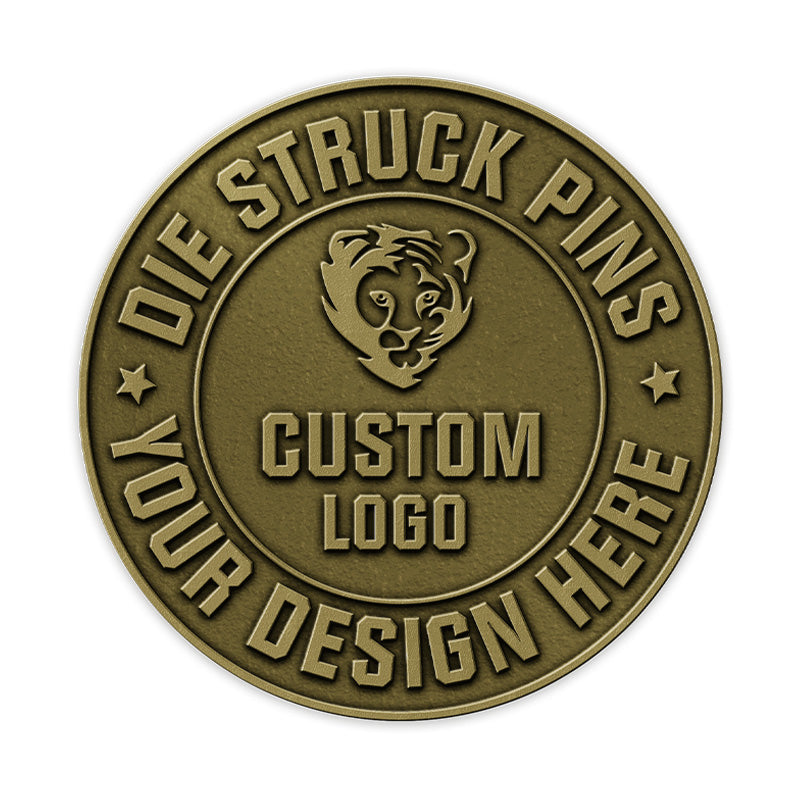 Die struck pins