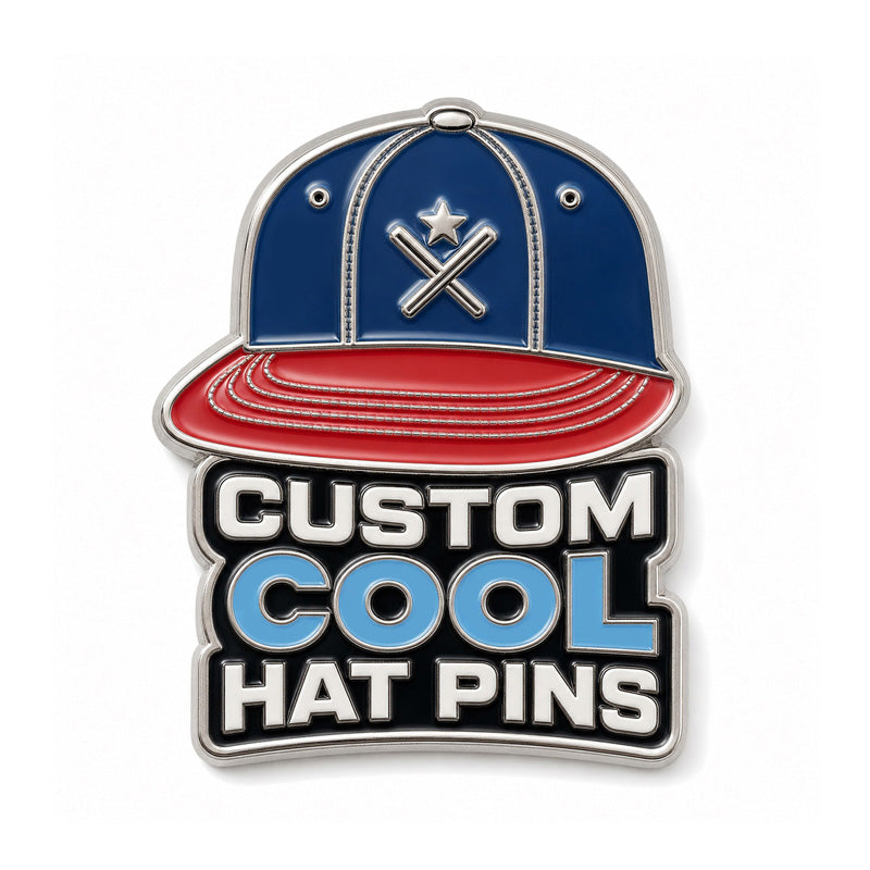 Cool hat pins with custom enamel artwork for caps, jackets, events, collectors, and stylish branded pin designs