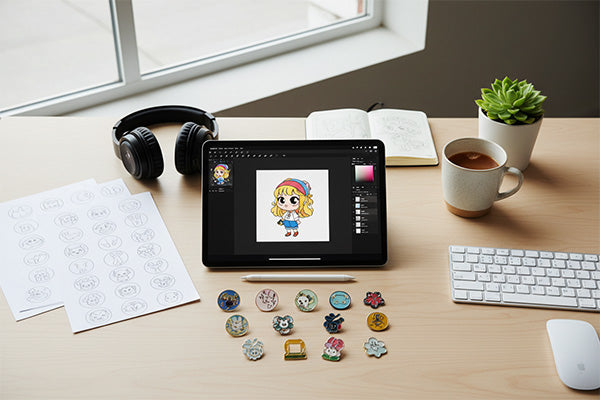 Upload your enamel pins design