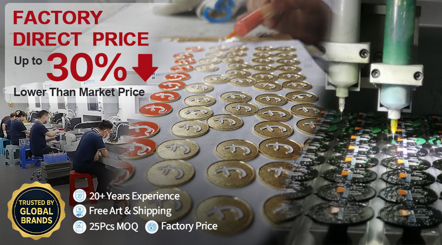 Factory direct pricing for custom logo merchandise; affordable corporate branded pins, keychains, lanyards.