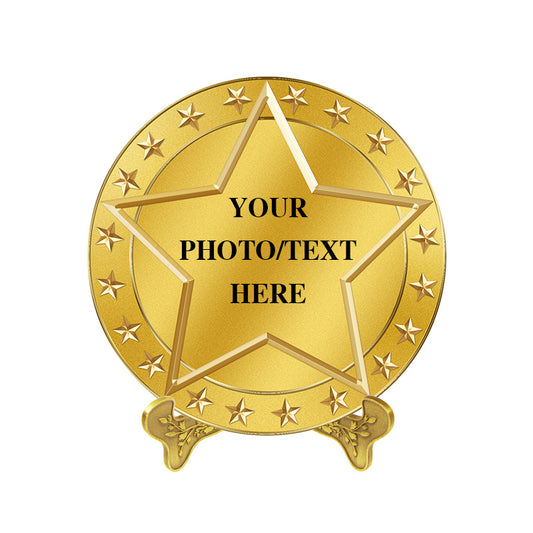 Gold Salver – Pentagram
