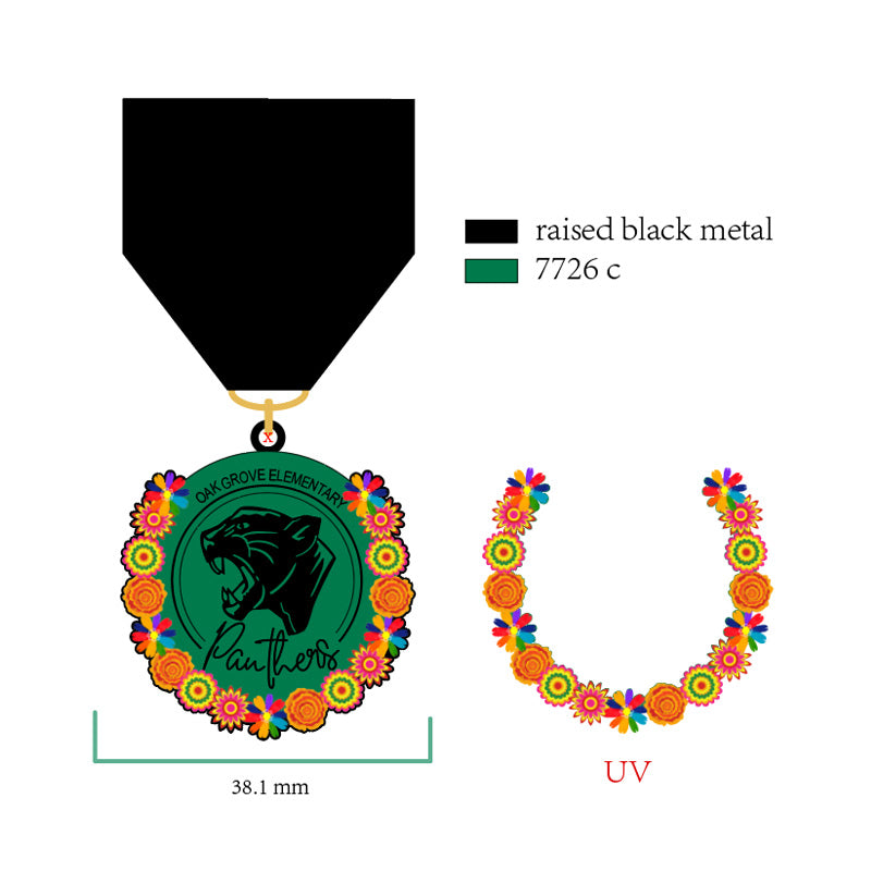 How to Make Fiesta Medal flow 2