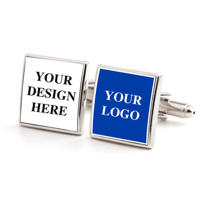Promote your brand in style with these personalized cufflinks, expertly engraved with your logo for a professional look at any business event or formal occasion.