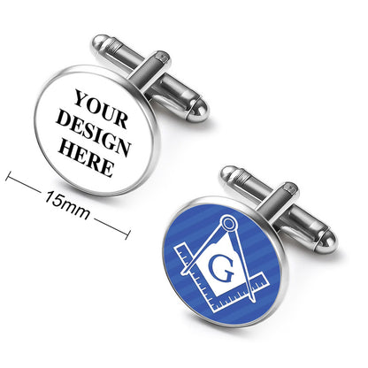 Sophisticated cufflinks for men, perfect for engraving with a company logo for a polished professional look.