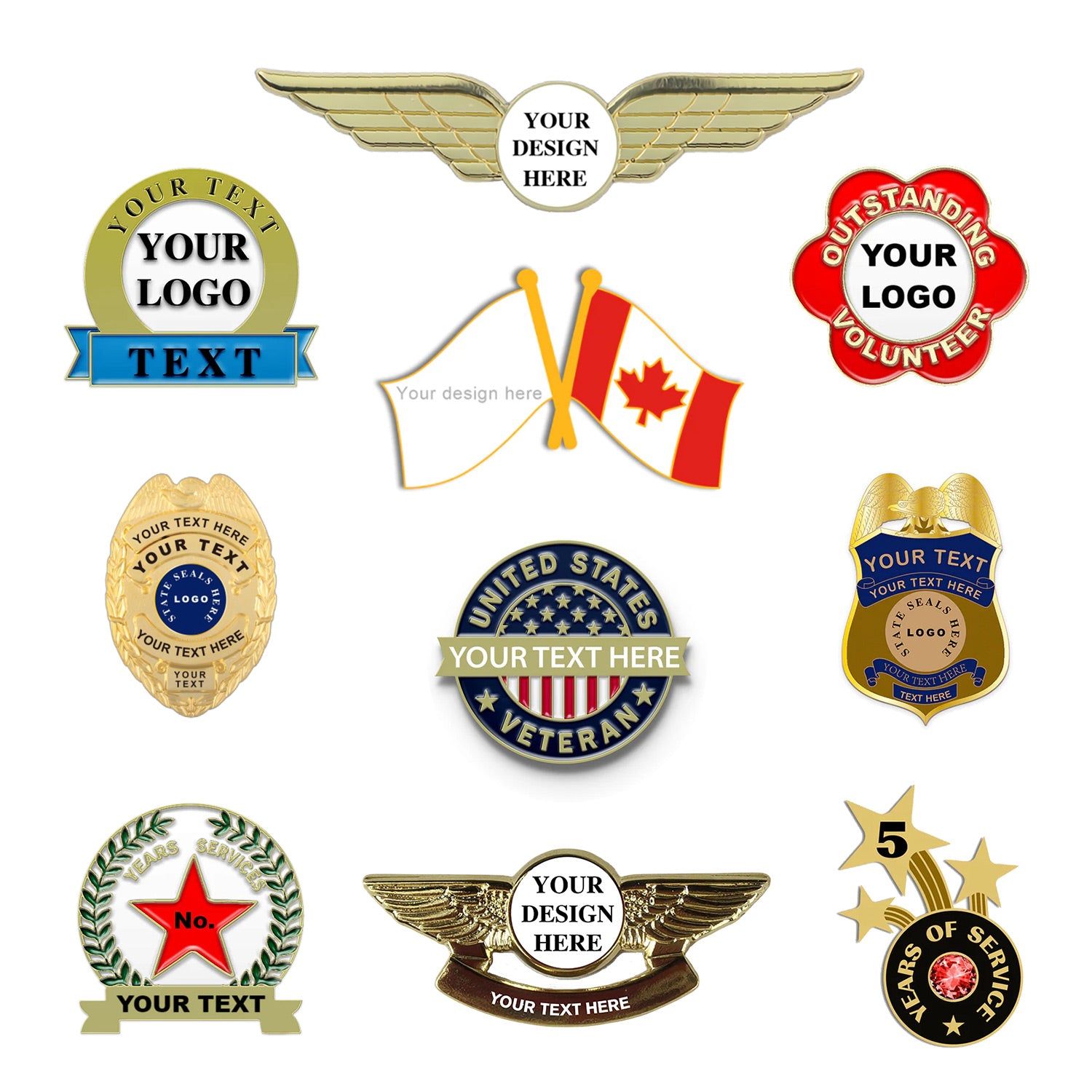 Memorial Pins