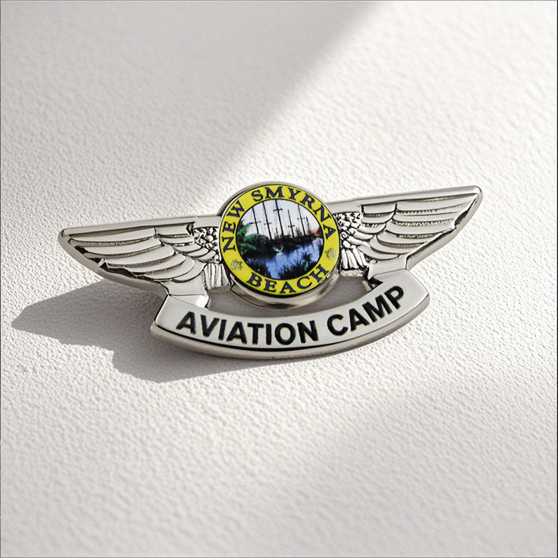 Pilot Wings Pin - Silver